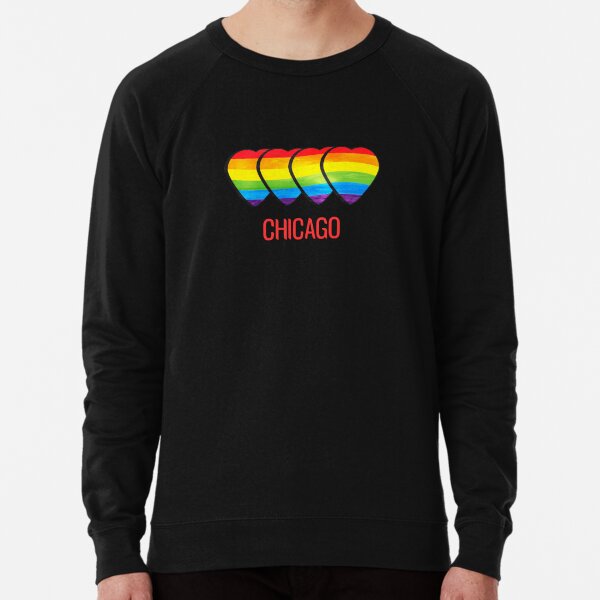 Local Pride Chicago Mens LIGHT WEIGHT Sweatshirt  Size Large Retail $19.99 