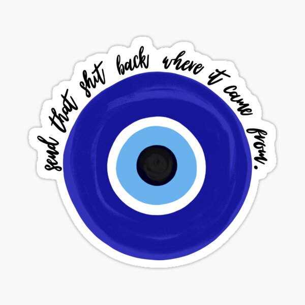 Evil Eye Charm Sticker