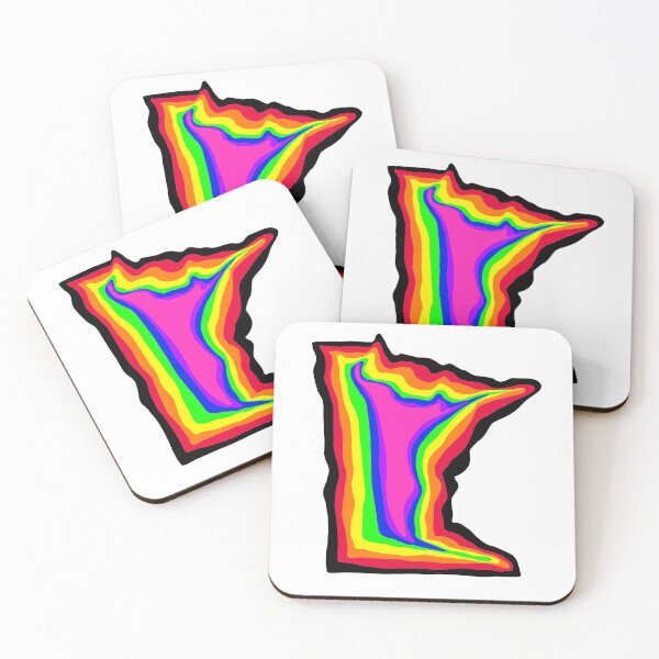 Item preview, Neon Rainbow Bright Minnesota designed and sold by hopecope.