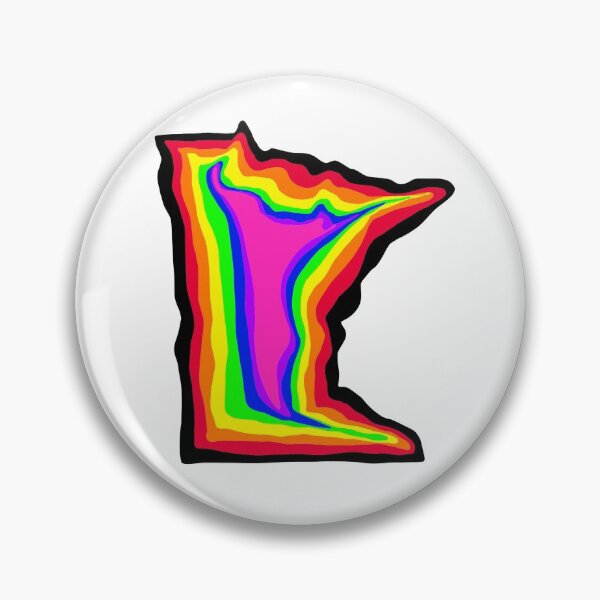 Item preview, Neon Rainbow Bright Minnesota designed and sold by hopecope.