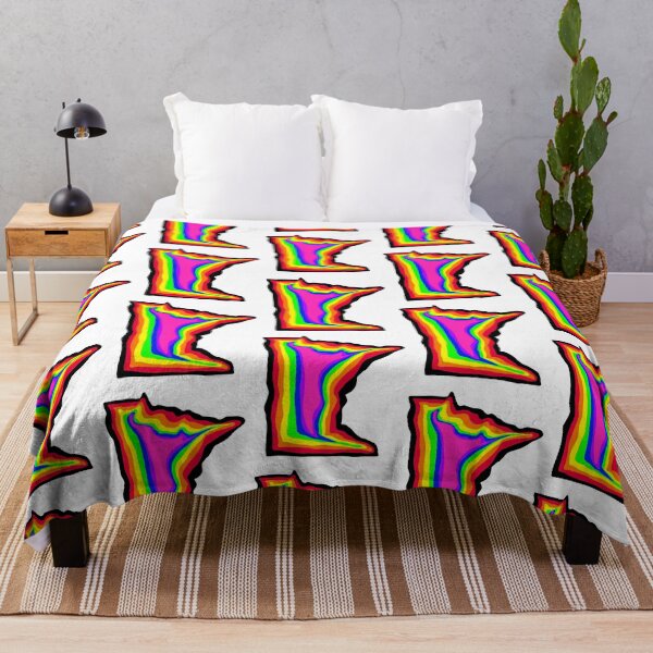 Item preview, Neon Rainbow Bright Minnesota designed and sold by hopecope.