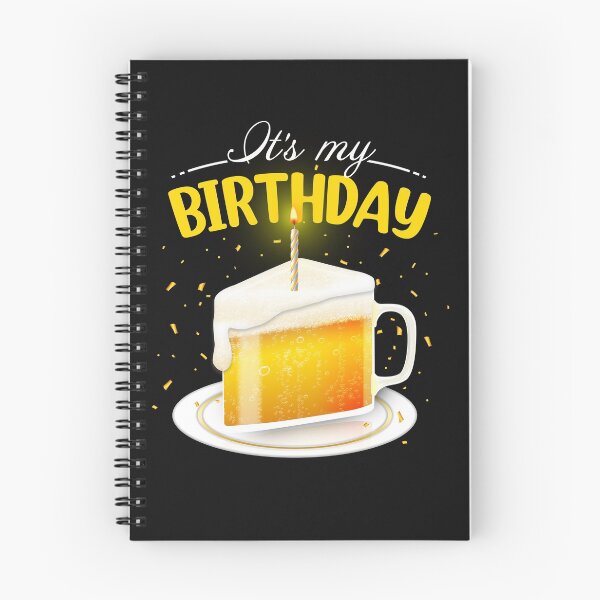 Item preview, It's my Birthday Beer Cake designed and sold by WaveOcean123.