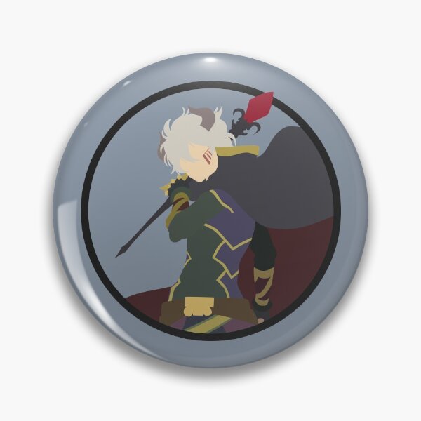 Item preview, Minimalist Diablo Badge designed and sold by QuestBeacon.