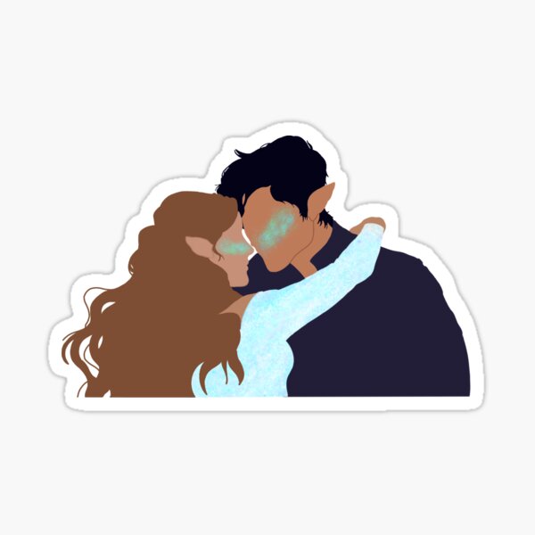 ACOTAR Feyre and Rhys bargain sticker - officially licensed by Sarah J –  Romantasy Designs
