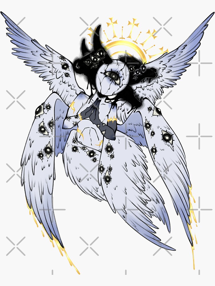 “Cherubim” Sticker for Sale by AzulDraws | Redbubble