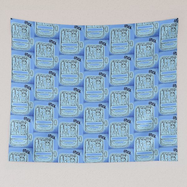 Item preview, Stuck monster in sardine can designed and sold by Irishbull81.