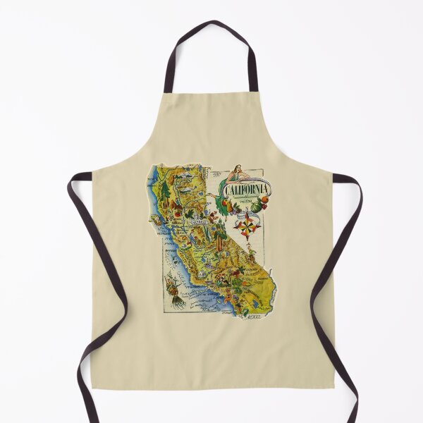 Item preview, Vintage Picture Map California, Retro California designed and sold by DigitalEffects.