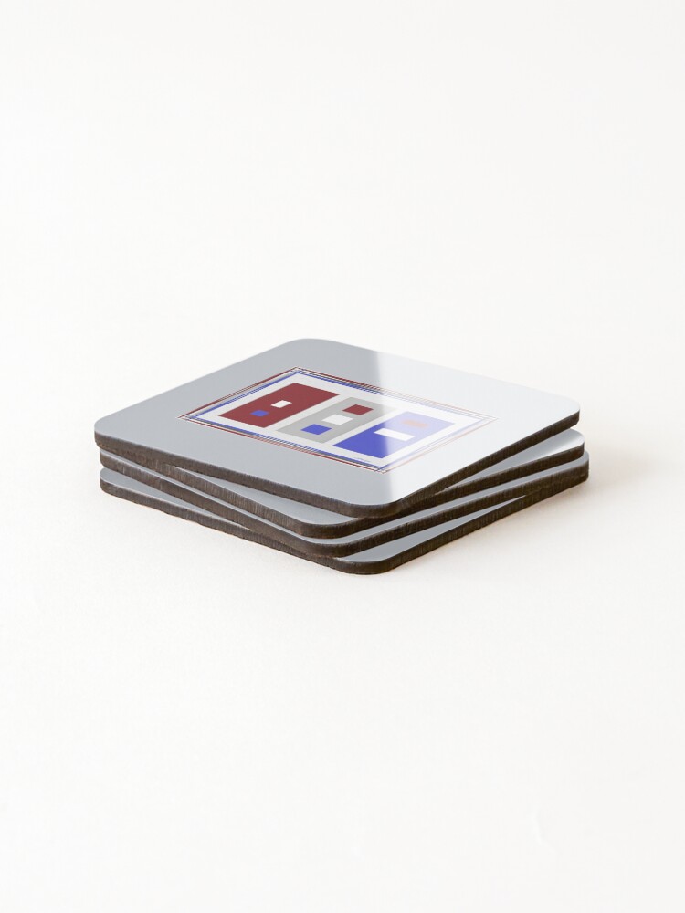 Thumbnail 4 of 5, Coasters (Set of 4), RWB designed and sold by RBLBDesigns.