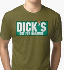 Dick's Out For Harambe Tri-blend T-Shirt