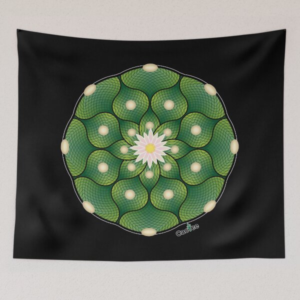 Item preview, Lophophora Williamsii - Peyote - Sacred Geometry designed and sold by Cactee.