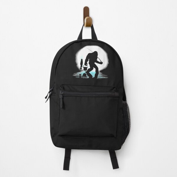 Item preview, Bigfoot Fishing Funny Sasquatch and Fish Night Fishing designed and sold by bar4o3fm.