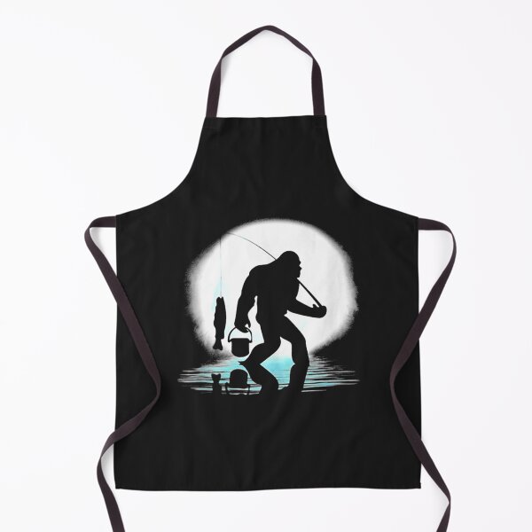 Item preview, Bigfoot Fishing Funny Sasquatch and Fish Night Fishing designed and sold by bar4o3fm.