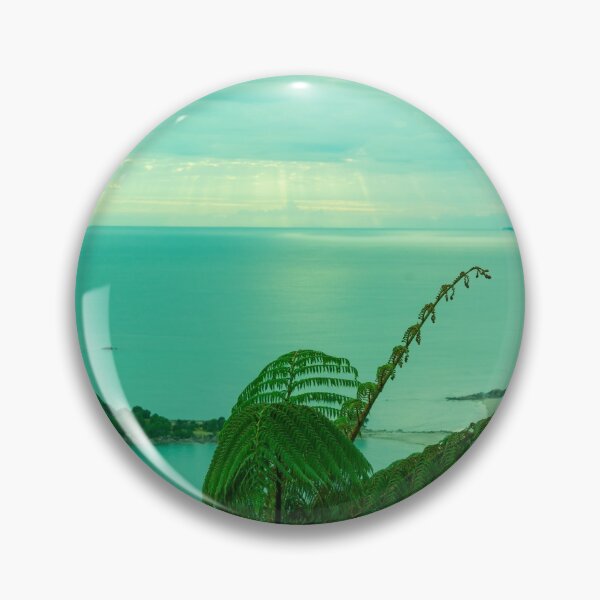 Item preview, Retro tones tree fern frond frame view  designed and sold by Brian Scantlebury.