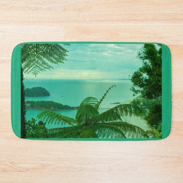 Item preview, Retro tones tree fern frond frame view  designed and sold by Brian Scantlebury.