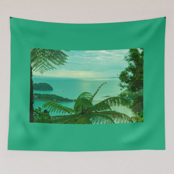 Item preview, Retro tones tree fern frond frame view  designed and sold by Brian Scantlebury.