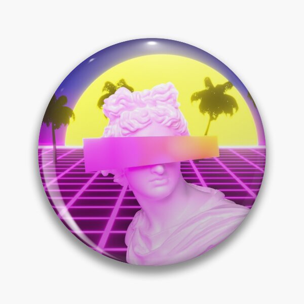 Item preview, Retro 3D Shapes Vaporwave Style (1) designed and sold by Peekonet.