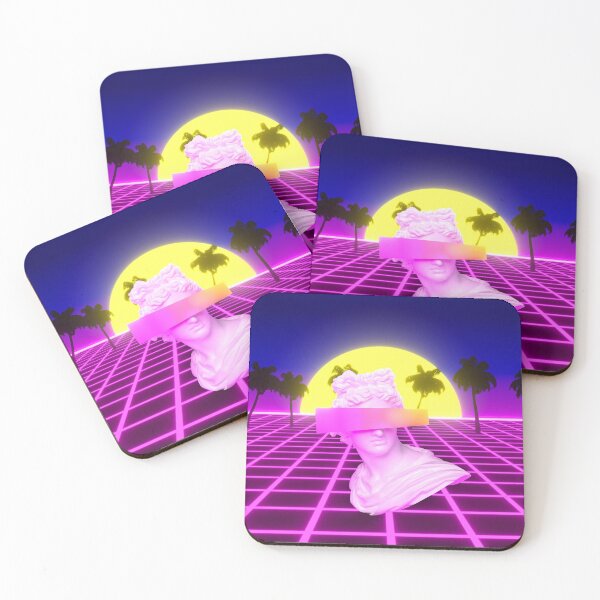 Item preview, Retro 3D Shapes Vaporwave Style (1) designed and sold by Peekonet.