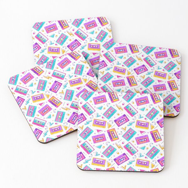 Item preview, Retro Cassette Pattern Seamless Vintage Memphis Party Pattern Music Audio Cassette Analogue Stereo Audiocassette Background Cassette Seamless Melody Analogue Casette Illustration designed and sold by Peekonet.
