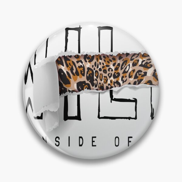 Item preview, Wild Slogan Ripped Off Revealing Leopard Skin Inside Illustration designed and sold by Peekonet.
