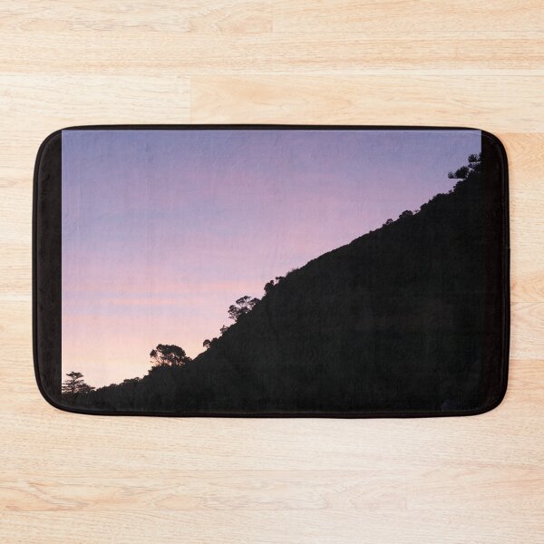 Item preview, Contrasting scene of silhouette slope of Mount Maunganui  designed and sold by Brian Scantlebury.