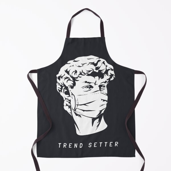 Item preview, Trendsetter Slogan with Antique Statue Wearing Face Mask designed and sold by Peekonet.