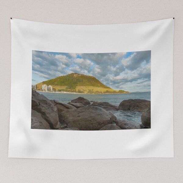 Item preview, Mount Maunganui stands tall across Main Beach designed and sold by Brian Scantlebury.