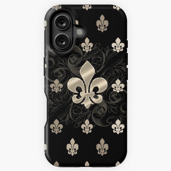 Aperçu de l'œuvre Fleur de Lys-Noir & Or créée et vendue par SSSowers.