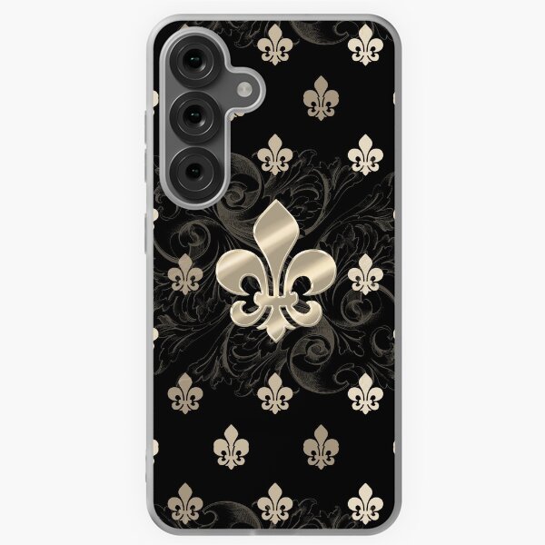 Item preview, Fleur de Lys-Black & Gold designed and sold by SSSowers.