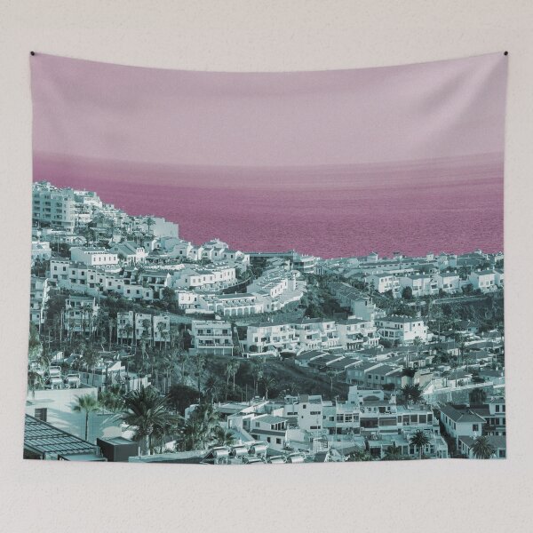 Item preview, Colorful Retro Landscape Vaporwave Style designed and sold by Peekonet.