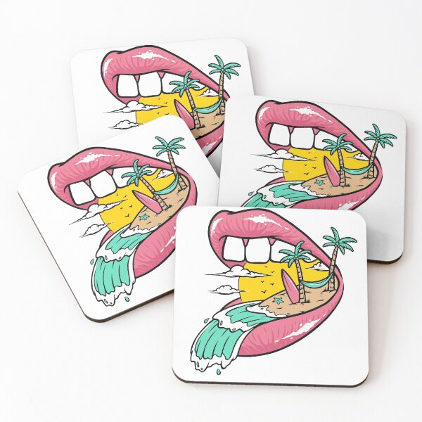 Item preview, Playa en mi boca ilustración designed and sold by Peekonet.
