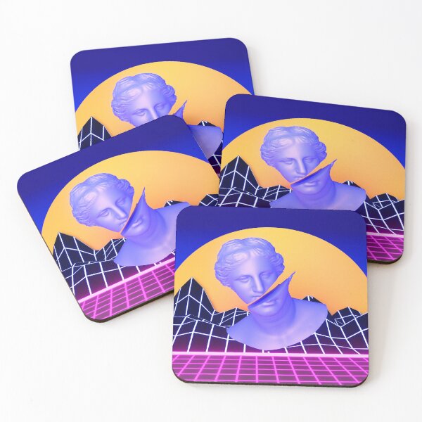 Item preview, 3D Aesthetics with Shapes Vaporwave Style designed and sold by Peekonet.
