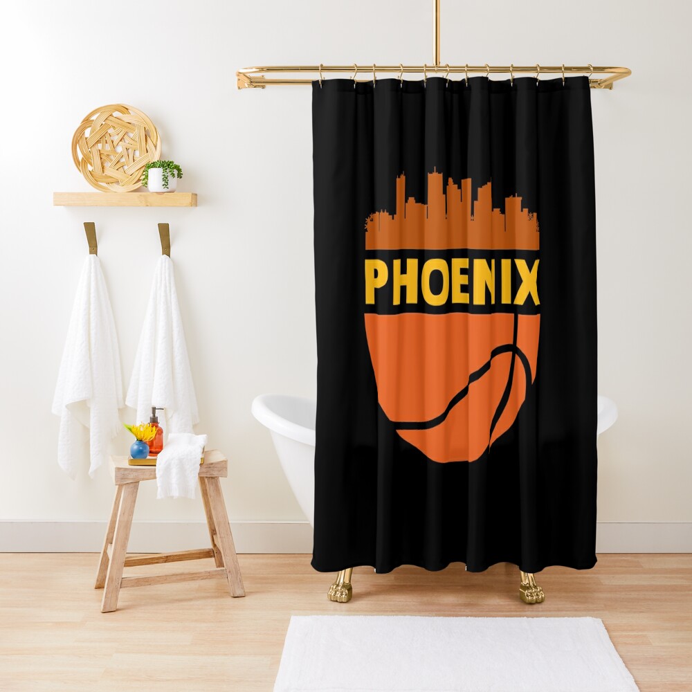 Wonderful Classic Az Phoenix Basketball Team Shower Curtain CS-WHJR0QER