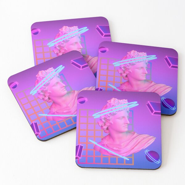 Item preview, 3D Aesthetics with Shapes Vaporwave Style (1) designed and sold by Peekonet.