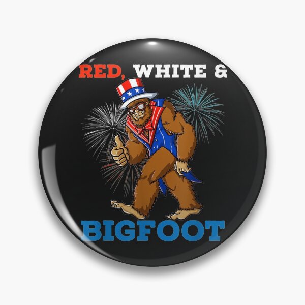 Item preview, Bigfoot Patriotic 4th of July Fireworks America Sasquatch designed and sold by bar4o3fm.