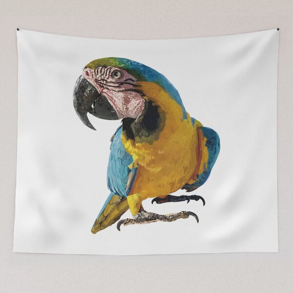 Item preview, Blue-yellow macaw designed and sold by obscurite.