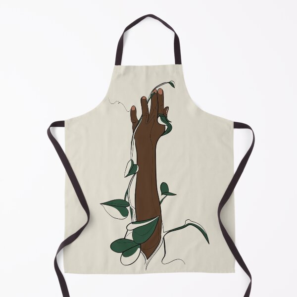 Item preview, Black Plant Lady Hand Illustration designed and sold by ebzil studio.