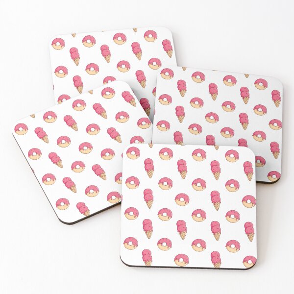 Item preview, Hand Drawn Dessert Ice Cream Cone Seamless Pattern designed and sold by Peekonet.