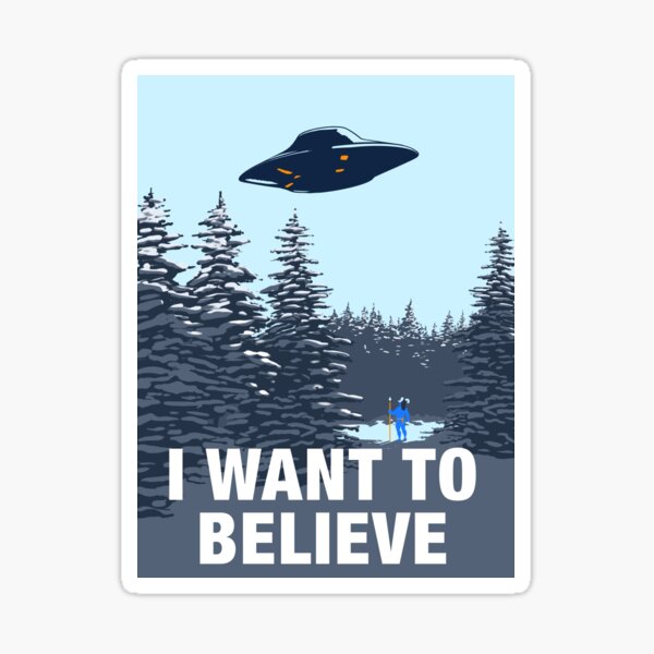 Ipb Want To Believe Sticker For Sale By Calicomoss Redbubble