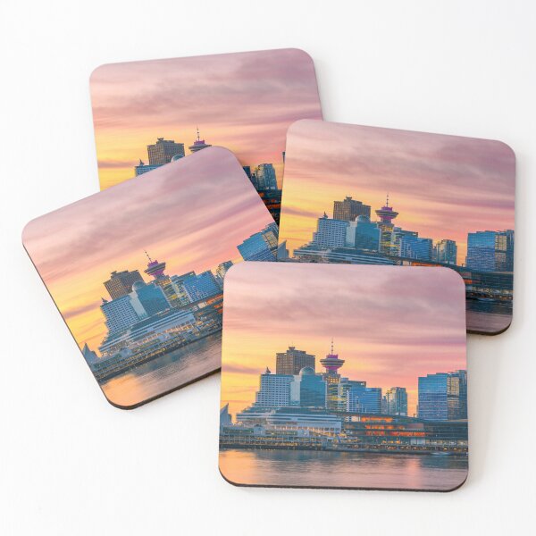 Item preview, Vibrant Sunrise over Downtown Vancouver, Canada designed and sold by Jordan McChesney.