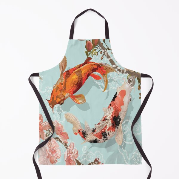 Item preview, Two Japanese Koi Fish Swimming designed and sold by Peekonet.