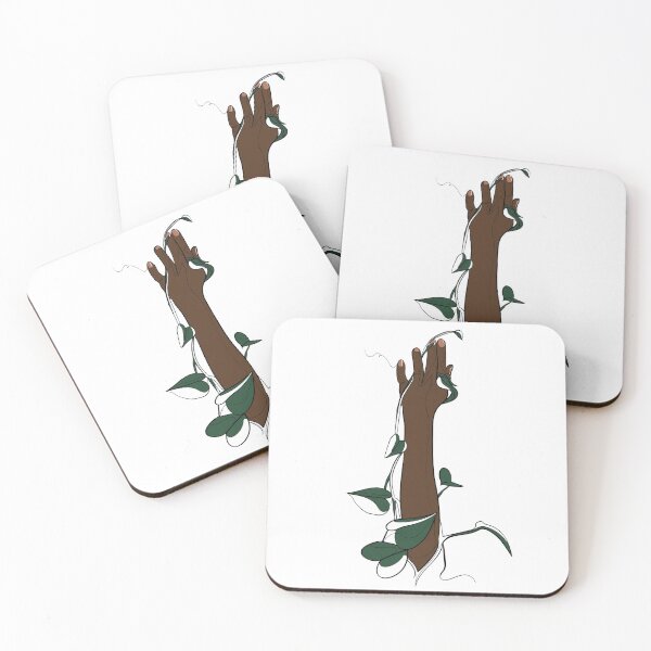 Item preview, Black Plant Lady Hand Illustration - Transparent Background designed and sold by ebzil studio.