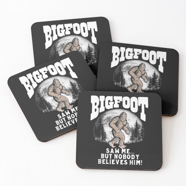 Item preview, Bigfoot Saw Me But Nobody Believes Him Funny Sasquatch Moon designed and sold by bar4o3fm.