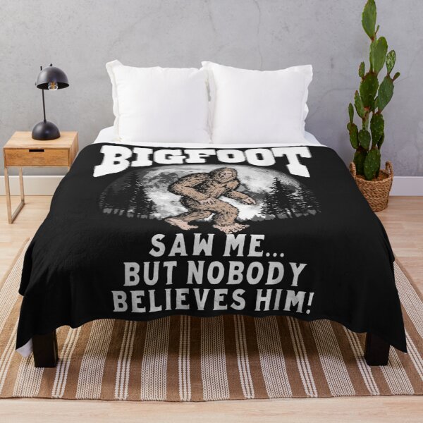 Item preview, Bigfoot Saw Me But Nobody Believes Him Funny Sasquatch Moon designed and sold by bar4o3fm.