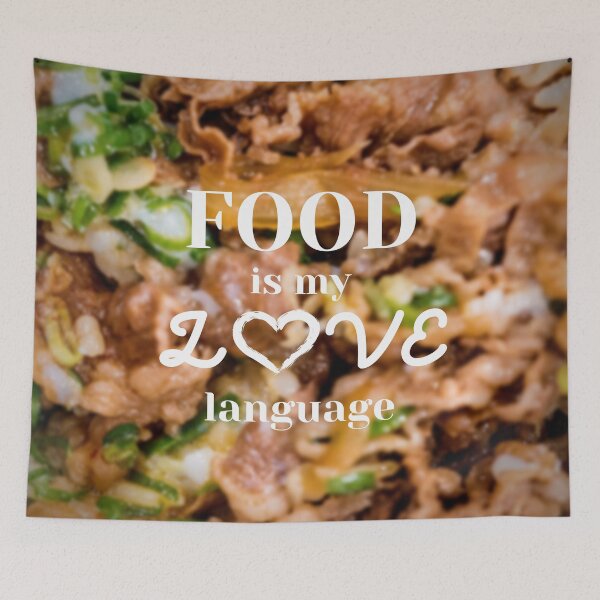 Item preview, Food is my Love Language | Japanese Gyudon Beef designed and sold by NerdyByDesign.