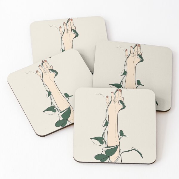 Item preview, Plant Lady White Hand Illustration designed and sold by ebzil studio.