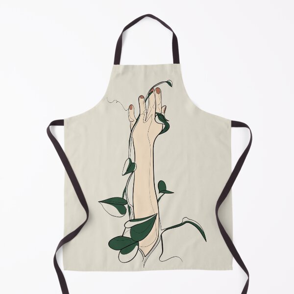 Item preview, Plant Lady White Hand Illustration designed and sold by ebzil studio.