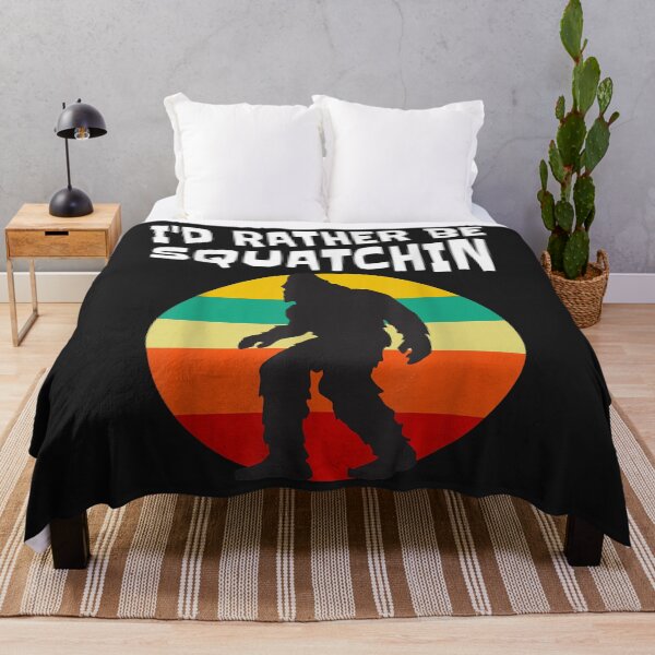 Item preview, Bigfoot Shirt Id Rather Be Squatchin Funny Sasquatch designed and sold by bar4o3fm.