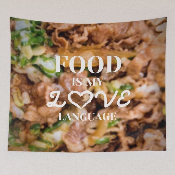Item preview, Food is my Love Language | Japanese Gyudon Beef designed and sold by NerdyByDesign.