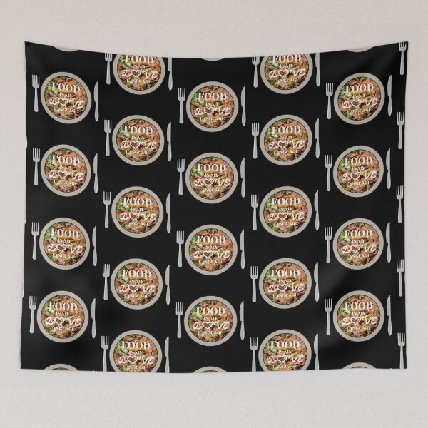 Item preview, Food is my Love Language | Funny Japanese Gyudon Bowl designed and sold by NerdyByDesign.