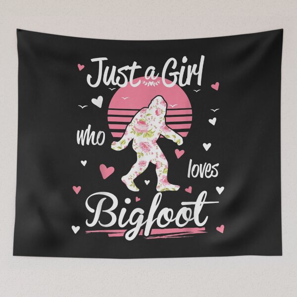 Item preview, Bigfoot Shirt Just A Girl Who Loves Bigfoot designed and sold by bar4o3fm.